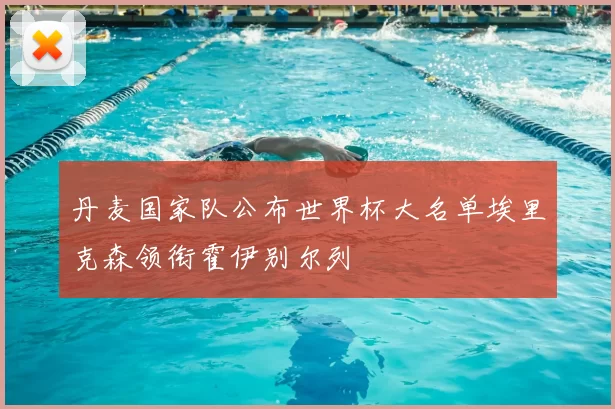 丹麦国家队公布世界杯大名单埃里克森领衔霍伊别尔列