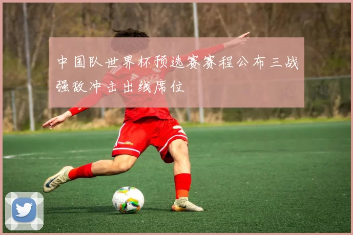 中国队世界杯预选赛赛程公布三战强敌冲击出线席位