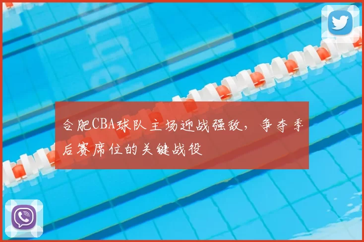 合肥CBA球队主场迎战强敌,争夺季后赛席位的关键战役