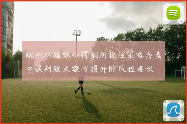 欧洲杯赌球心得剖析投注策略与盘口误判致大额亏损并附风控建议